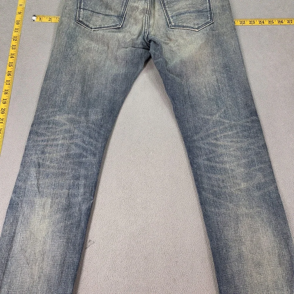 Banana Republic Jeans Mens Blue Selvedge Slim Fit‎ Distressed Fits 27x28